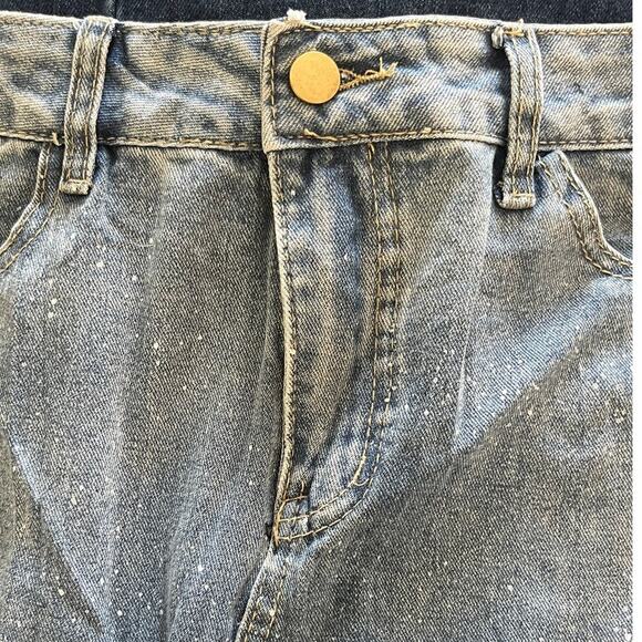 Xplusware Gold Metallic Denim Maxi Skirt – Size Large - Picture 11 of 12